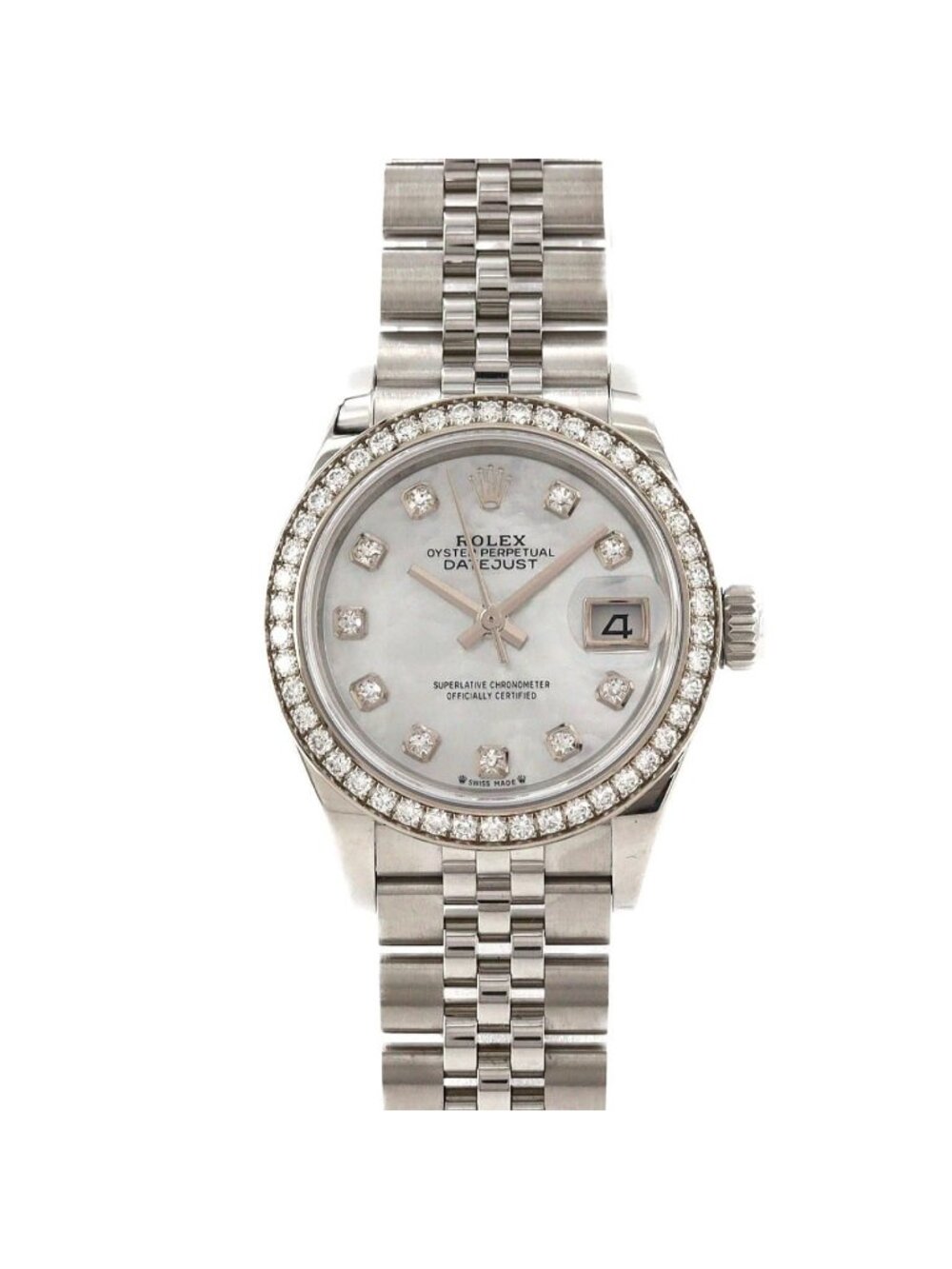 Rolex Datejust Stainless Steel White Gold Automatic